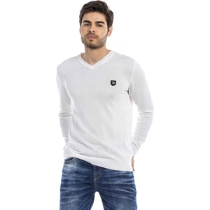 Cipo & Baxx CP242 V Yaka Beyaz Kazak