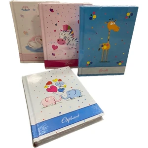 Not Defteri Dikişli Sert Kapak 17X24 Zoo 144 Yp Kareli BAD0489