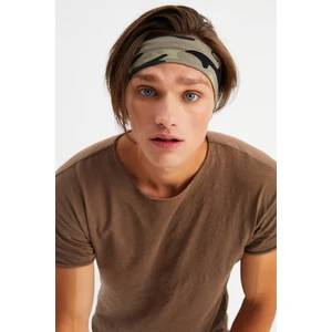 Kamuflaj Erkek Pamuklu Penye, Kaymaz, Terletmez, Ultra Hafif, Spor Saç Bandı Bandana