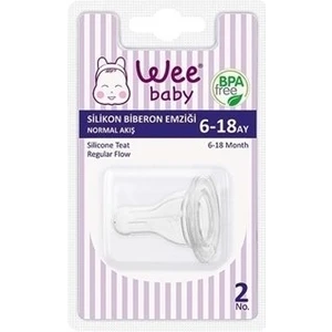 Wee Baby Silikon Biberon Yedek Emziği 6-18 Ay