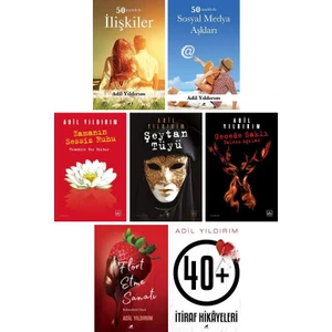 40+ İtiraf Hikayeleri - Flört Etme Sanatı - Gecede Saklı Yalnız Aşklar  - Adil Yıldırım - 7 Kitap Set