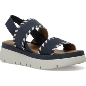 Nine West Genno 2fx Lacivert Kadın Kalın Taban Sandalet