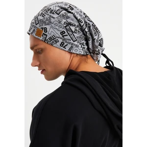 Gri Desen Erkek 4 Mevsim Pamuklu, Esnek, Ultra Yumuşak Hafif, Terletmez, Ip Detaylı Penye Şapka