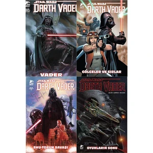 Star Wars - Darth Vader 4 Cilt Set (Vader - Gölgeler ve Sırlar - Shu-Torun Savaşı - Oyunların Sonu)
