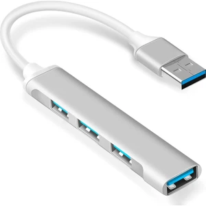 4 Port USB Hub USB 3.0 Ultra Slim USB Hub 4lü USB Çoklayıcı Alimunyum Kasa Ultra Ince USB Çoğaltıcı