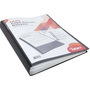 Sunum Dosyası Önü Cepli A4 60'lı Siyah