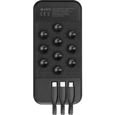 S link IP G14L 10000mAh Gizli Ledli Vantuz Stand Siyah Fiyat