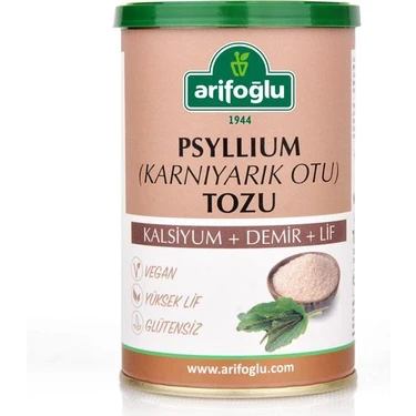 Arifoğlu Karnıyarık Otu Tozu (Psyllium) 200