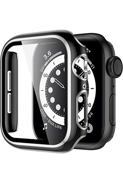 Piili Apple Watch 42MM Mix Color Siyah-Gri Kılıf
