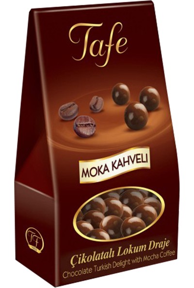 Tafe Moka Kahveli Çikolatalı Lokum Draje 60 gr