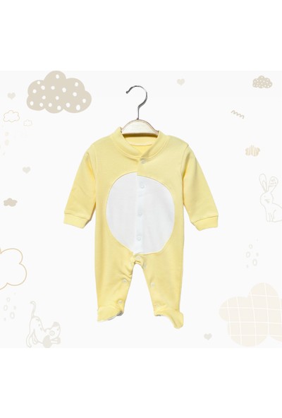 Baby West Sarı Bebek Tavşanlı Tulum Kız Bebek Bebek Takımları Erkek Bebek Kıyafetleri Body Modelleri