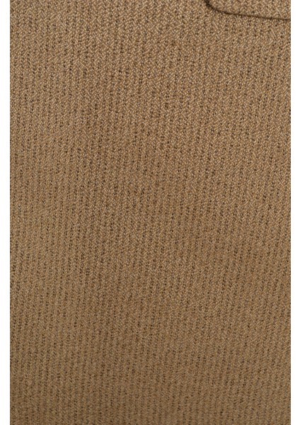 Çizgili Kırçıl Desen Tek Düğme 6 Drop Yelekli Slim Fit Erkek Takım Elbise modelleri