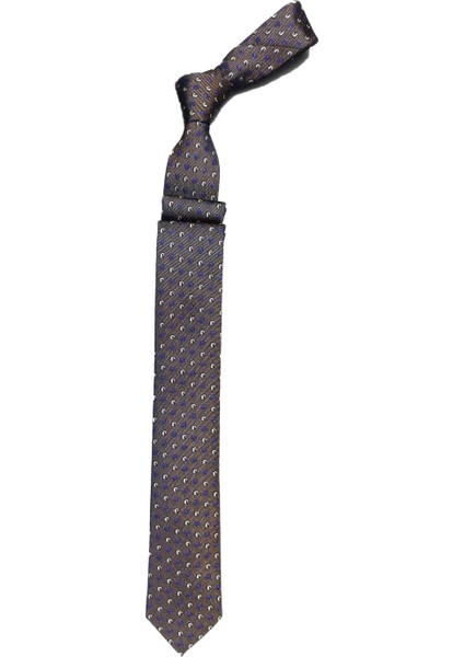 Minik Şal Desen Mikrofiber Erkek Kravat Aksesuar