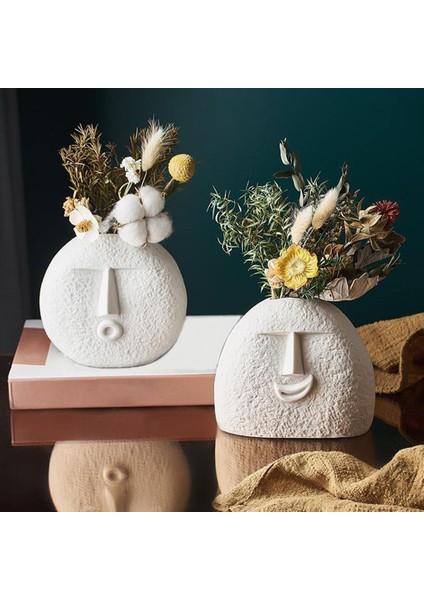 Seramik Bitki Çiçek Vazo Ekici 13 x 6.5 x 12CM (Yurt Dışından) modelleri