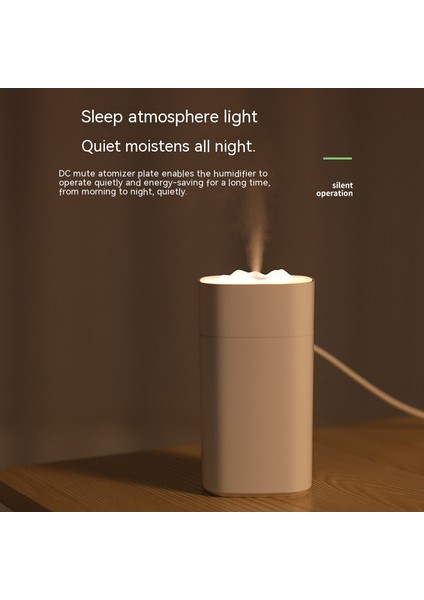 Ev USB Büyük Kapasiteli Büyük Sprey Gece Lambası Dilsiz Mini Hava Temizleyici (Yurt Dışından)