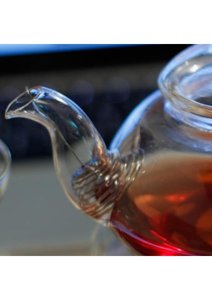 Çiçeklenme Çay, Cam Süzgeci ile Gevşek Yaprak Çaydanlık Güvenli Kapak Bulaşık Makinesi, Stopetop Güvenli Teaset Su Isıtıcılar | Çaydanlıklar