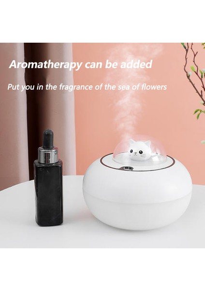 Hava Nemlendirici Aromaterapi Difüzör USB Serin Mist Maker LED Lamba Taşınabilir Ultrasonik Aroma Difüzör Kedi Nemlendirici Ev Için | Nemlendiriciler indirimleri