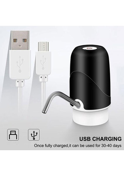 Taşınabilir Mini Elektrikli Su Şişesi Pompası 19 Litre Su Dağıtıcısı USB Şarj Edilebilir Su Pompası Otomatik Anahtarı Içme Dağıtıcı | Su Dağıtıcıları modelleri
