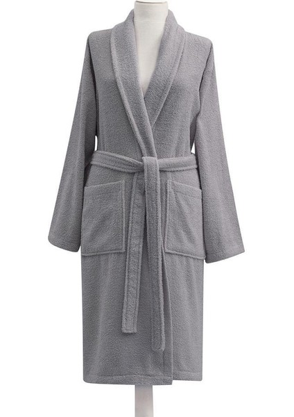 Şalyaka Pamuk Bornoz S - M Antrasit