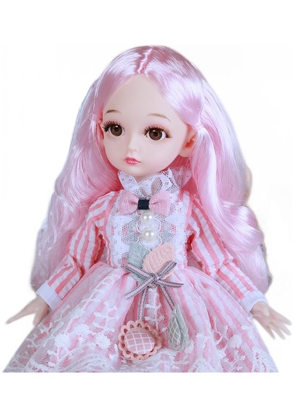 32 cm Bjd Bebek Kız Için 22 Eklemli Bebek Moda Elbise ile 1/6 Dıy Bebek Giydirme Ler Kız Oyuncak Için | Bebekler (Yurt Dışından)
