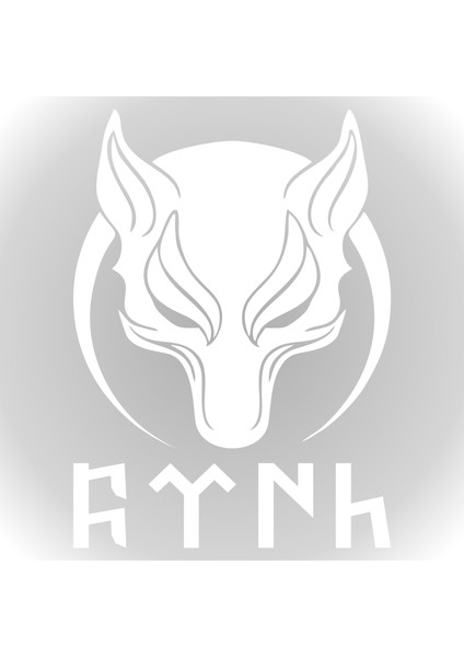 Börü ve Göktürk Kurt Oto Sticker Araba Cam Sticker