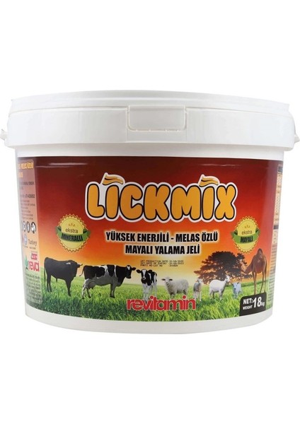 Revitamin Lickmix Vitamin Iz Mineral Artırıcı Jel Blok 10 kg