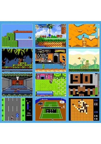 Gameboxtaşınabilir Video Oyun Konsolu 3" 400 Oyunlu Mini Atari Gameboy 2 Oyunculu indirimleri