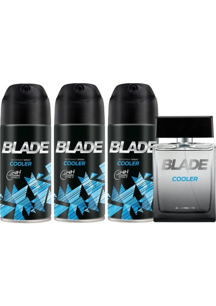 Cooler Edt Parfüm 100ML & Deodorant 3X150ML