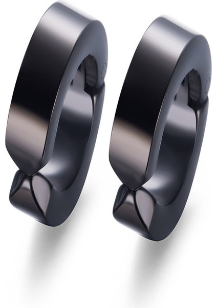 3 Sıkıştırmalı Kıskaçlı Kadın Erkek Çelik Halka Küpe fırsatları