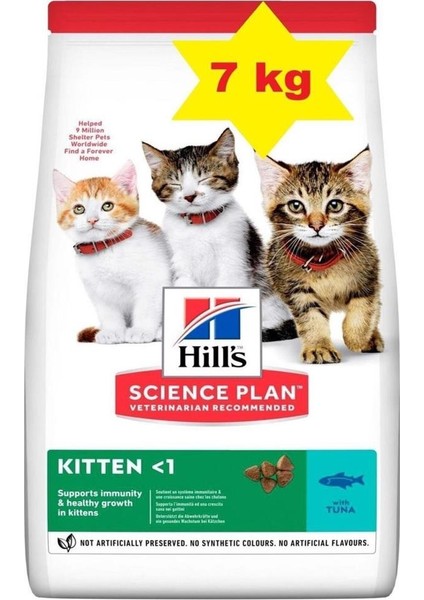 Kitten Ton Balıklı Yavru Kedi Maması 5 Kg+2 kg