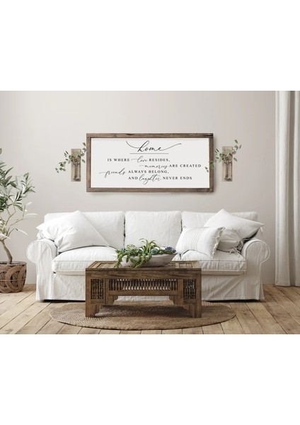 Home Is Where Love Resides 20X40CM