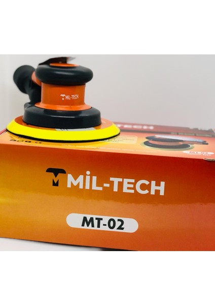 Mil-Tech Mt-02 Havalı Zımpara Makinesi 6''/150 mm - Vakumlu