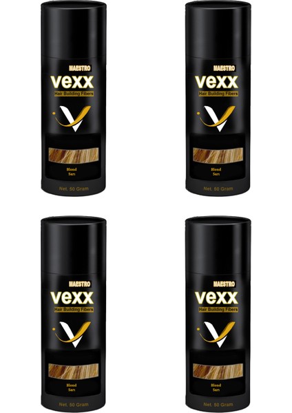 Vexx Maestro Vexx 50 Gr.  Hair Fiber Saç Tozu 4 Adet