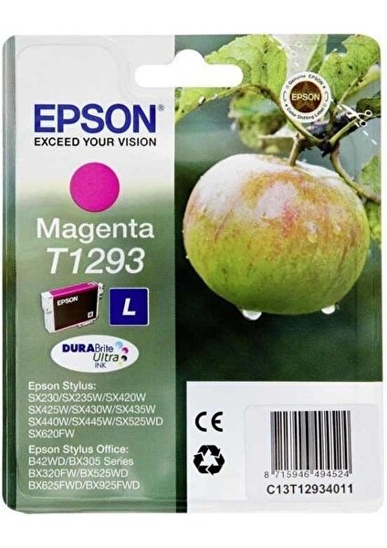 Epson T1293-C13T12934010 Kırmızı Muadil Kartuş