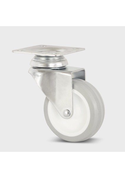 Tablalı Pvc Teker Gri Q:75 H:103