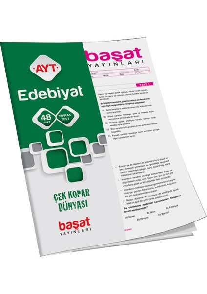 Başat Yayınları Ayt Türk Dili ve Edebiyat Çek Kopar Test