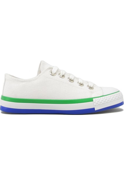 MAGL1208 Beyaz Çocuk Bağlı Kısa Converse