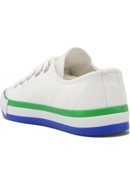 MAGL1208 Beyaz Çocuk Bağlı Kısa Converse fiyatları