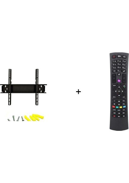 Vestel Televizyon 98-140 Ekran 38 Inç-55 Sabit Duvar Askı Aparatı+Vestel Kumanda Hediye!