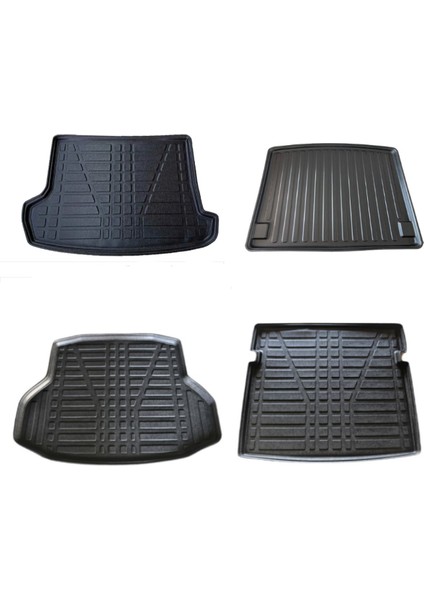 2009 Audi A4 Sedan Uyumlu Bagaj Havuzu Tam Uyumlu 3D Kauçuktur