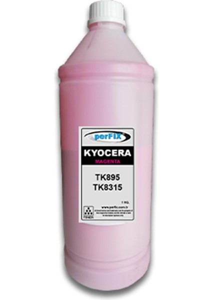 Rt Kyocera TK895 TK8315 Kırmızı Japon Toner Tozu 1 kg