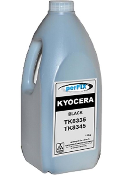 Rt Kyocera TK8335 TK8345 Siyah Japon Toner Tozu 1 kg