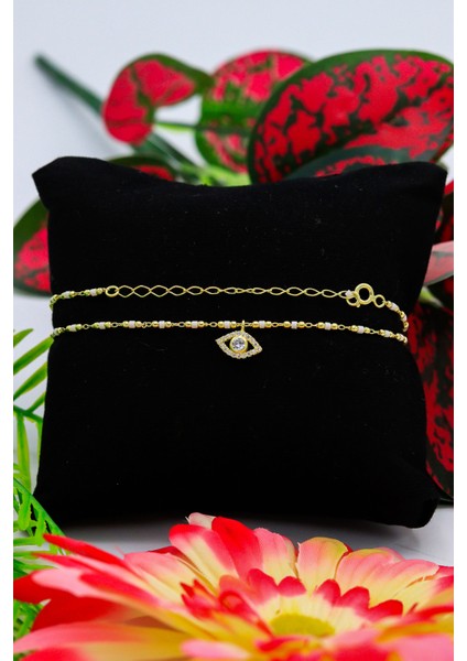 Nazar Göz Model Zirkon Taşlı Kadın Gümüş Kolye 201021023 fiyatları