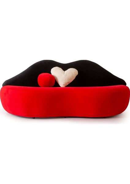 Lips Kırmızı Siyah Kanepe modelleri