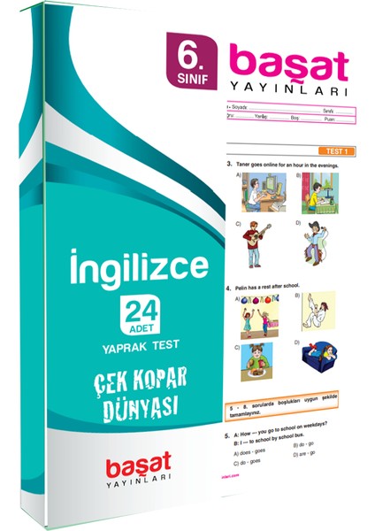 Başat Yayınları 6. Sınıf Ingilizce Çek Kopar Test