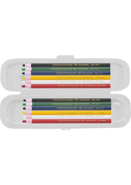Diamond China Marker Silinebilir Ipli Işaretleme Kalemi Karışık 6 Renk 12LI Paket