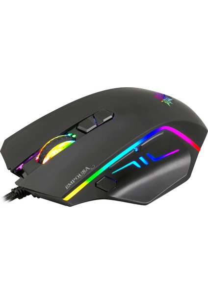 IMG-344 Rgb 6 LED 7200DPI 8d Macro Keys Professional Gamıng Mouse