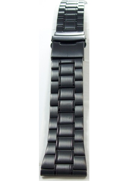 24MM Siyah Metal Saat Kordonu Çelik Kolçak 1.kalite Kayış Şeritli fiyatları