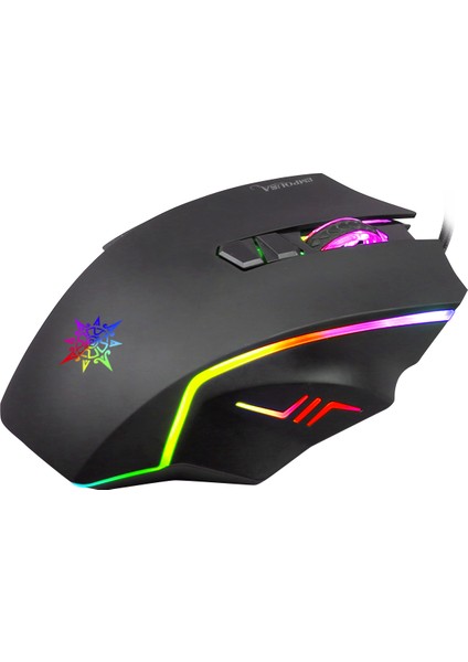 IMG-GT21 Rgb 6 LED 7200DPI 8d Macro Keys Double Cover Professional Gamıng Mouse fiyatları