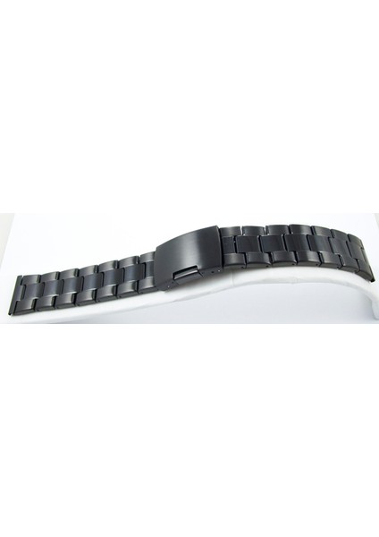 22MM Siyah Metal Saat Kordonu Çelik Kolçak 1. Kalite Kolçak modelleri